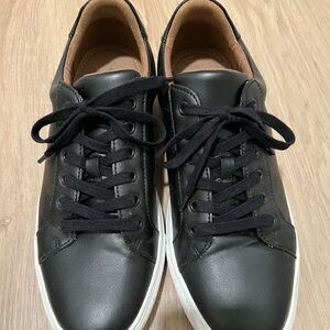 Banana Republic Factory Men’s Vegan Leather Sneakers Black Size 10